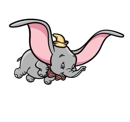 Instructions on how to Draw Dumbo Easily