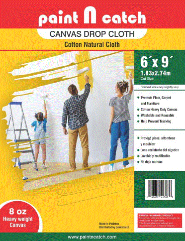 Top-Quality Canvas Drop Cloths: A Painter’s Essential Tool