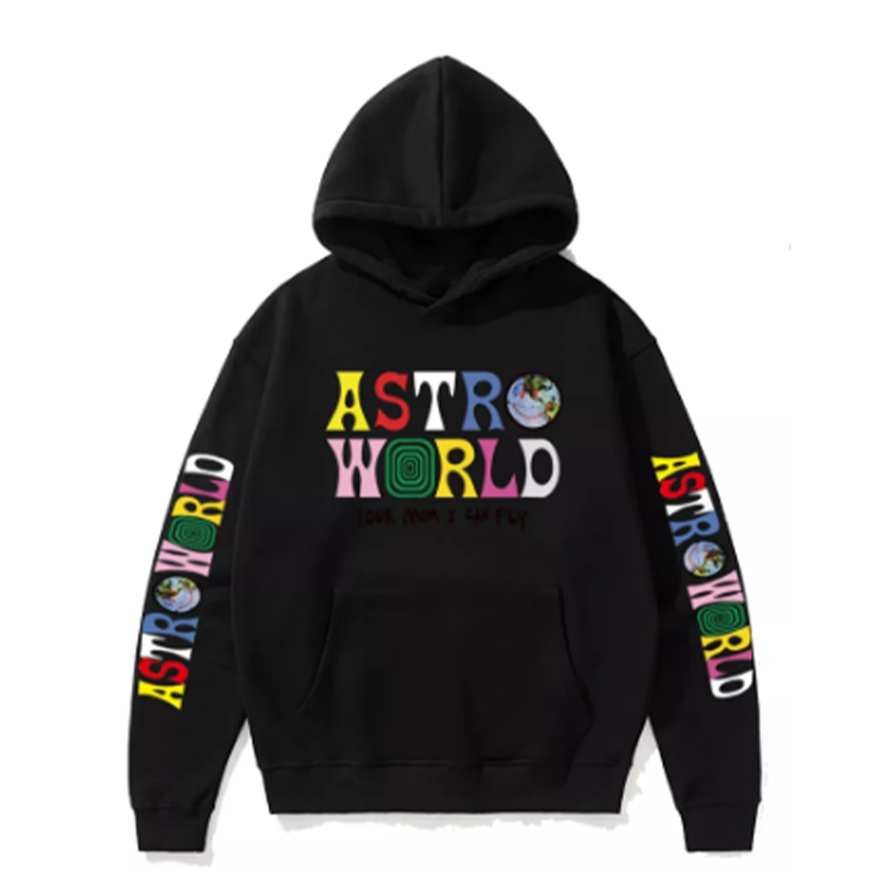 Wearable Art in Our Printed travis scott merch Hoodie Collection