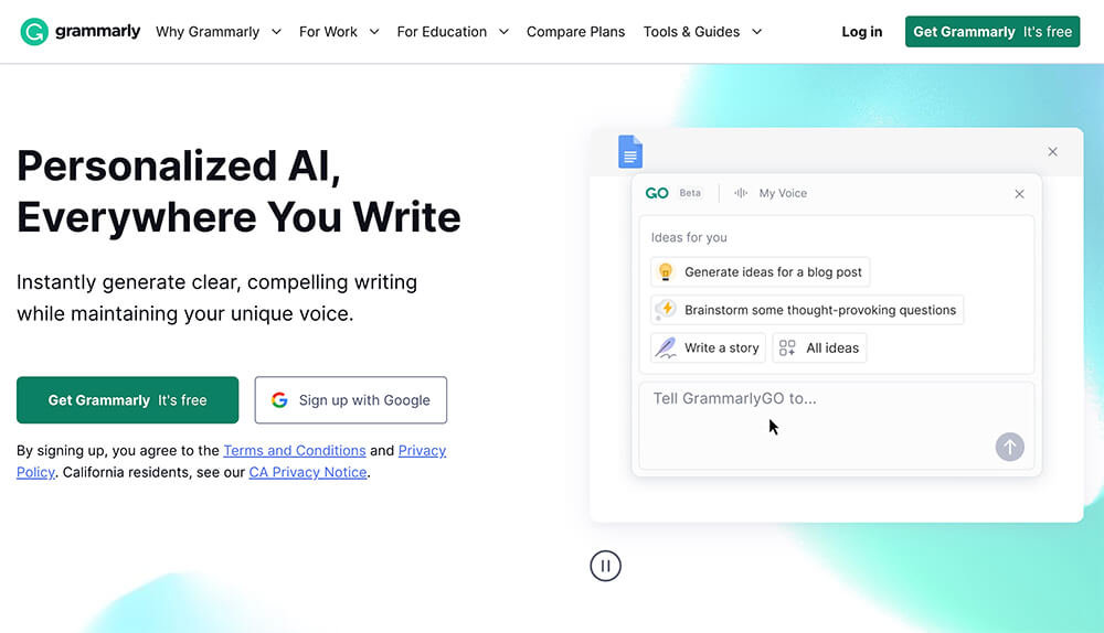 A Comprehensive Review of Grammarly, the AI Writing Tool