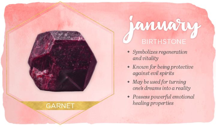 January's Birthstone Flower