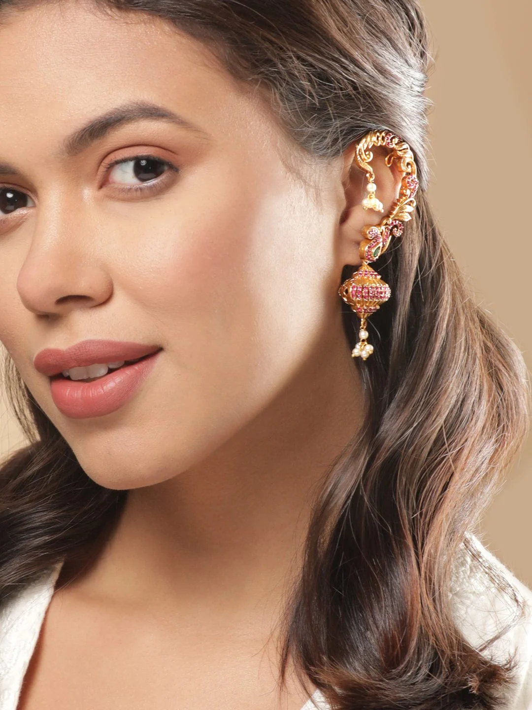 rubans-gold-toned-contemporary-jhumkas-earrings-earrings-34493390913710