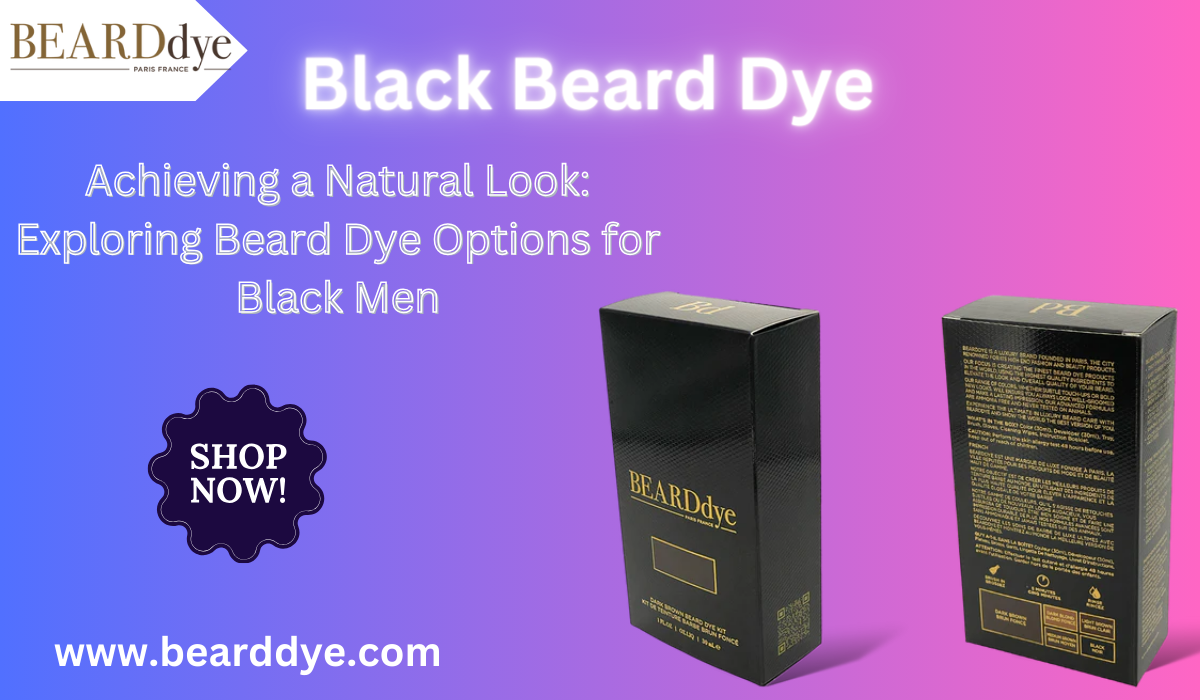 Black Beard Dye I Black Color Beard I Beard Dye
