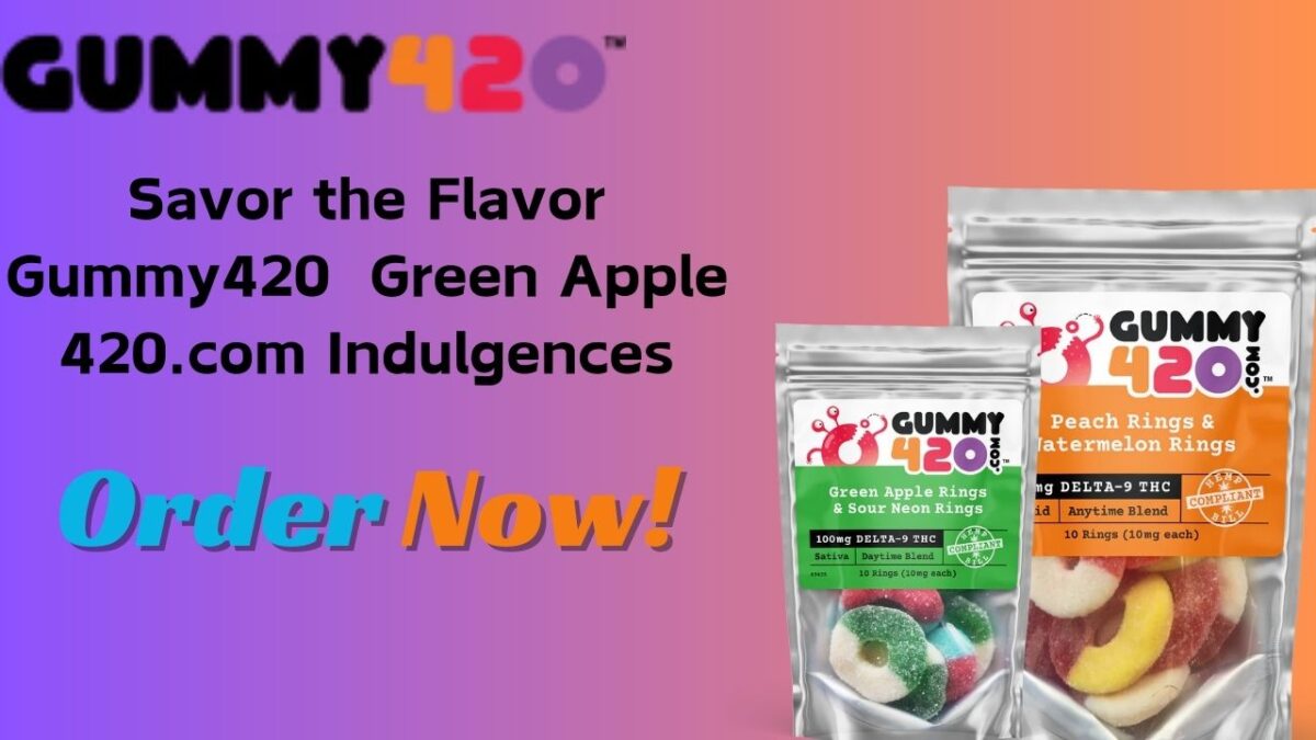 Savor the Flavor Gummy420  Green Apple 420.com Indulgences