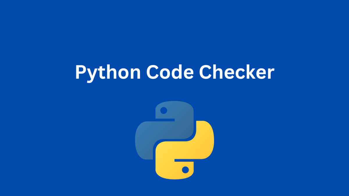 Python Code Checker