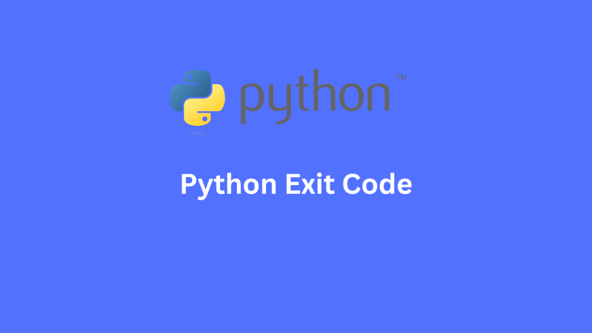 Python Exit Code