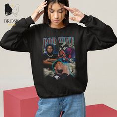 Rod wave merch Black Hoodie