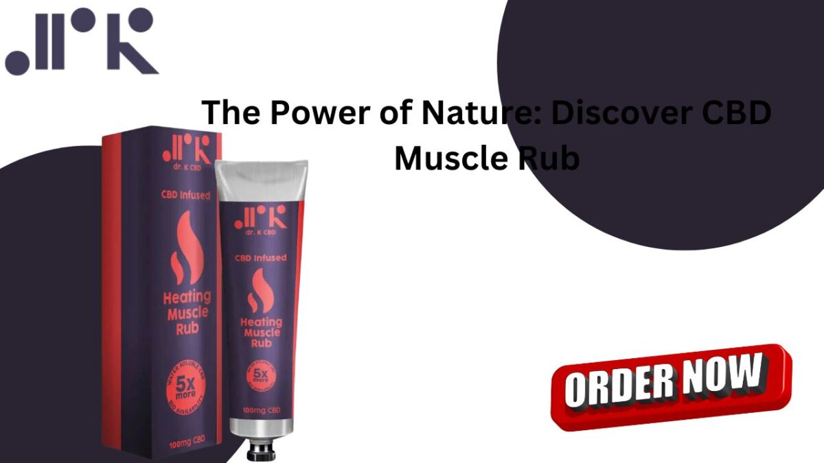 The Power of Nature Discover CBD Muscle Rub