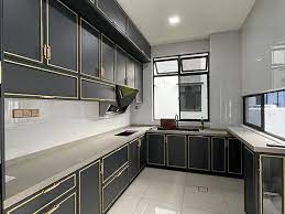 Aluminium Kitchen Cabinets Installation