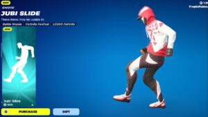 Technical Issues with the Jubi Slide Emote Could Be Reason for Its Removal