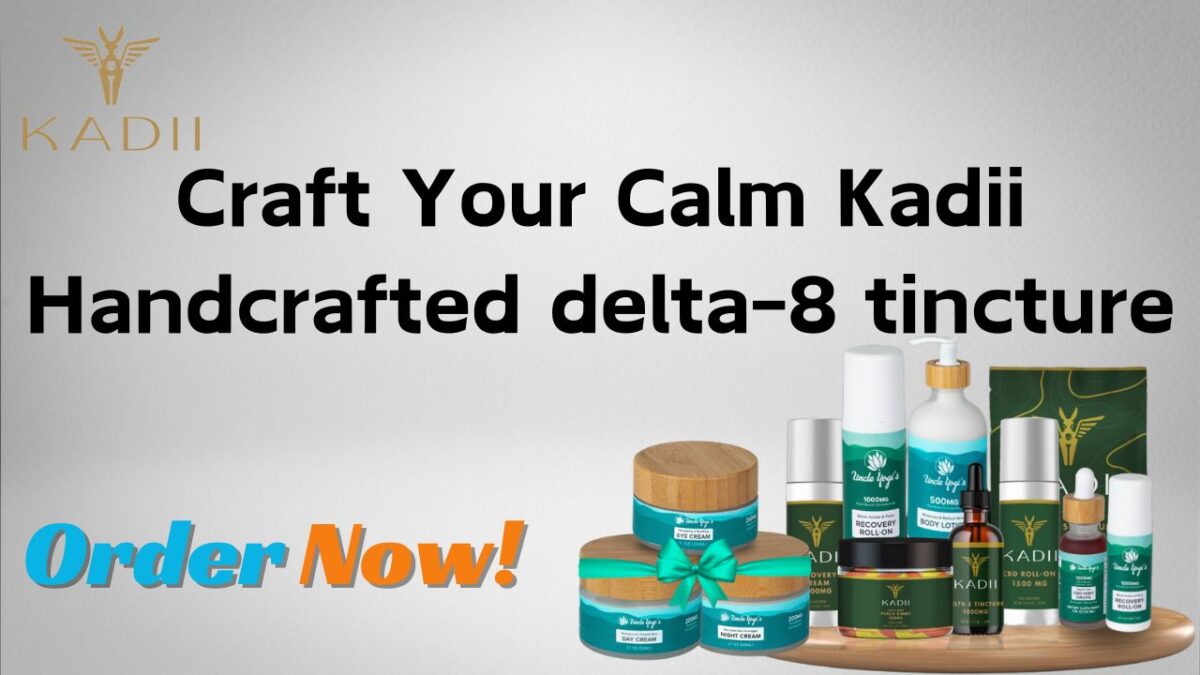 Craft Your Calm Kadii Handcrafted delta-8 tincture