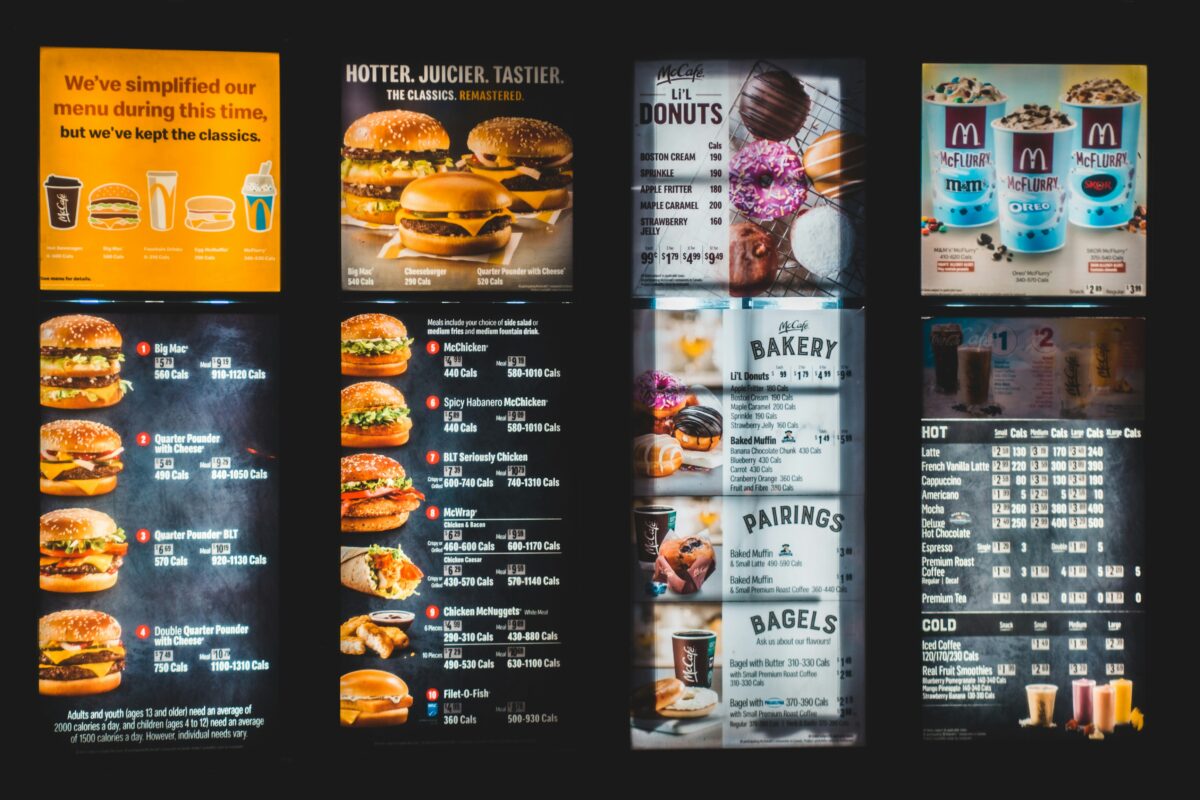 Restaurant Digital Menu Board