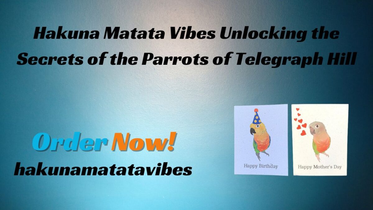 Hakuna Matata Vibes Unlocking the Secrets of the Parrots of Telegraph Hill