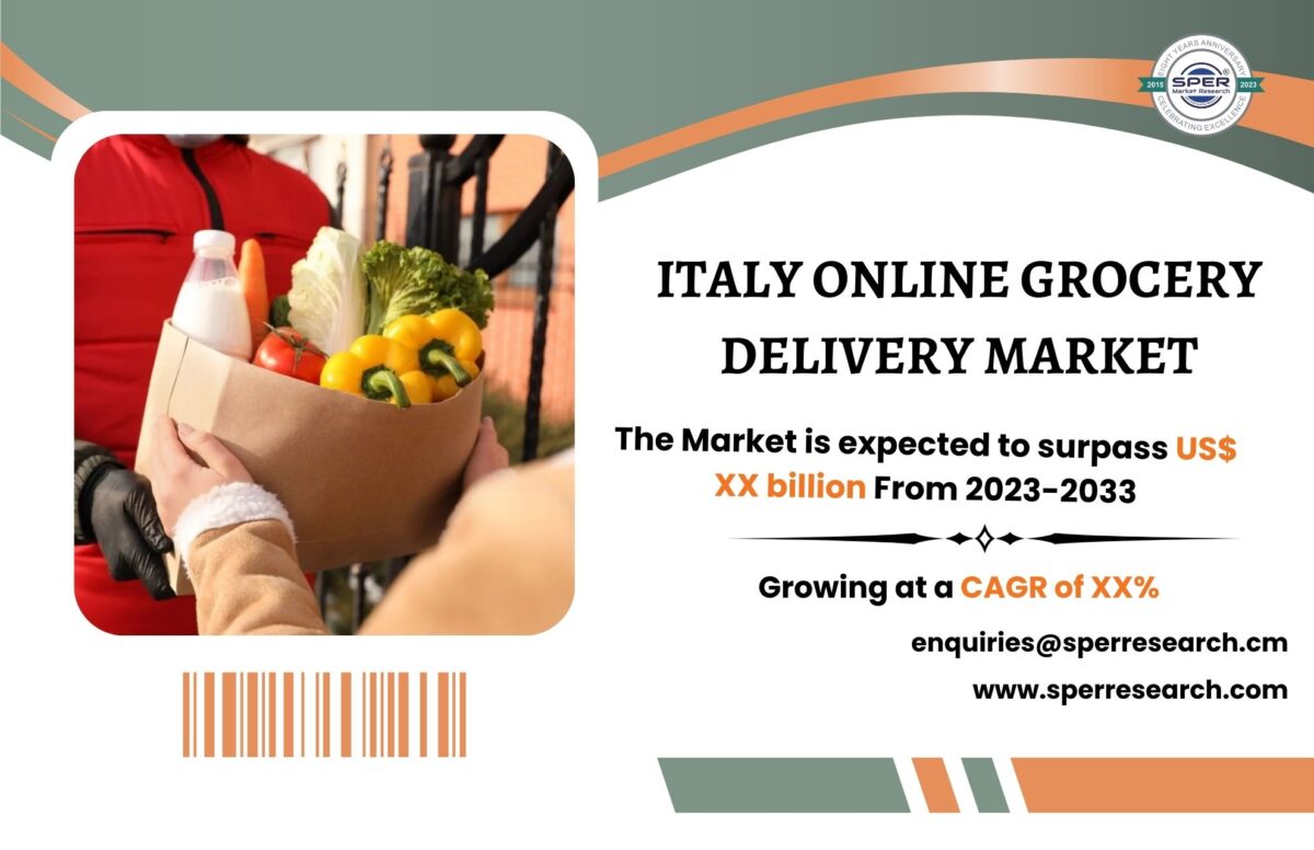 Italy Online Grocery Delivery Market Share, Upcoming Trends, Growth Strategy, Key Players, Challenges, Future Opportunities and Competitive Analysis till 2033: SPER Market Research