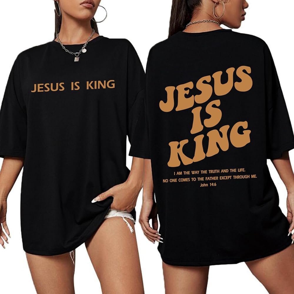 Jesus Is King Oversize T-Shirt A Fashion Trend with a Message