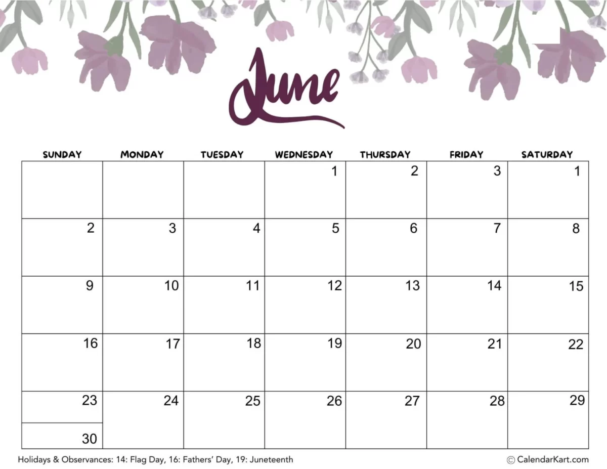 June 2024 Calendar Highlights Don’t Miss These Exciting Events