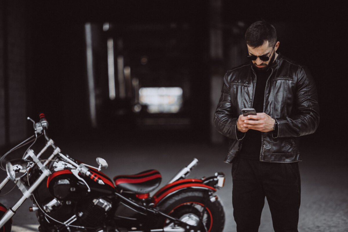 Leather Bomber Jacket