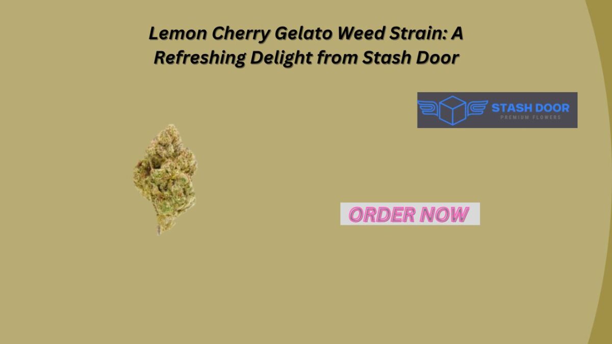 Lemon Cherry Gelato Weed Strain: A Refreshing Delight from Stash Door