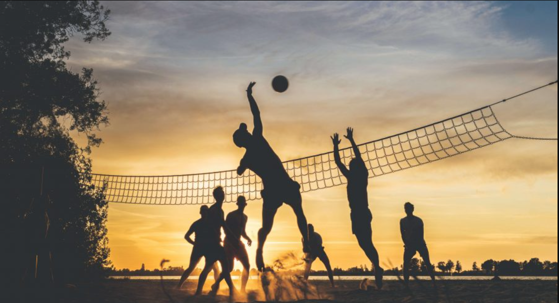 Intermediate adult Volleyball