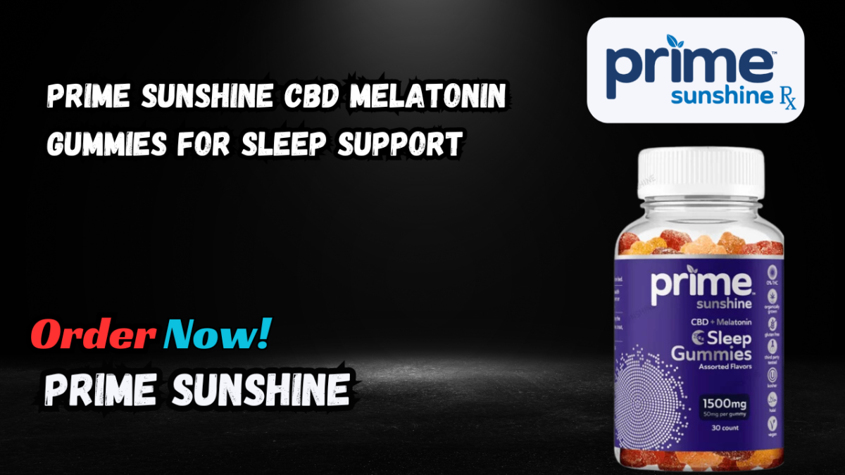 Prime Sunshine CBD Melatonin Gummies for Sleep Support