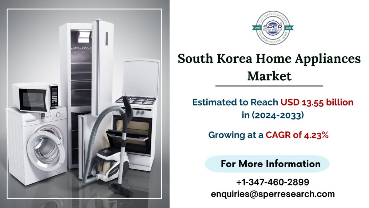 South Korea Major Home Appliances Market Growth, Revenue, Share, Upcoming Trends, Key Players, Opportunities and Future Outlook 2033: SPER Market Research