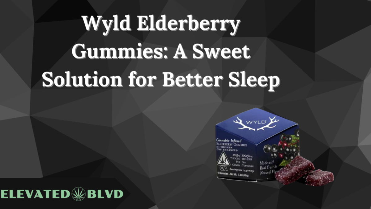 Wyld Elderberry Gummies: A Sweet Solution for Better Sleep