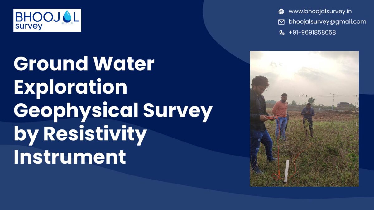 Ground Water Exploration: Geophysical Survey by Resistivity Instrument