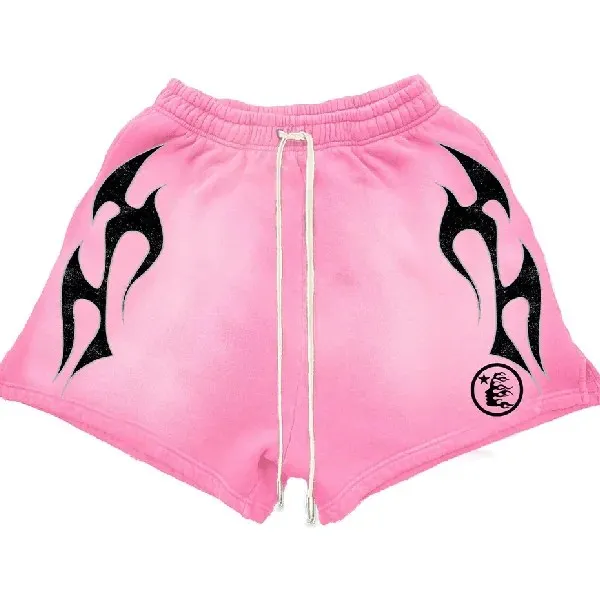 hellstar shorts pink