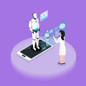 human-robot ai chat bots