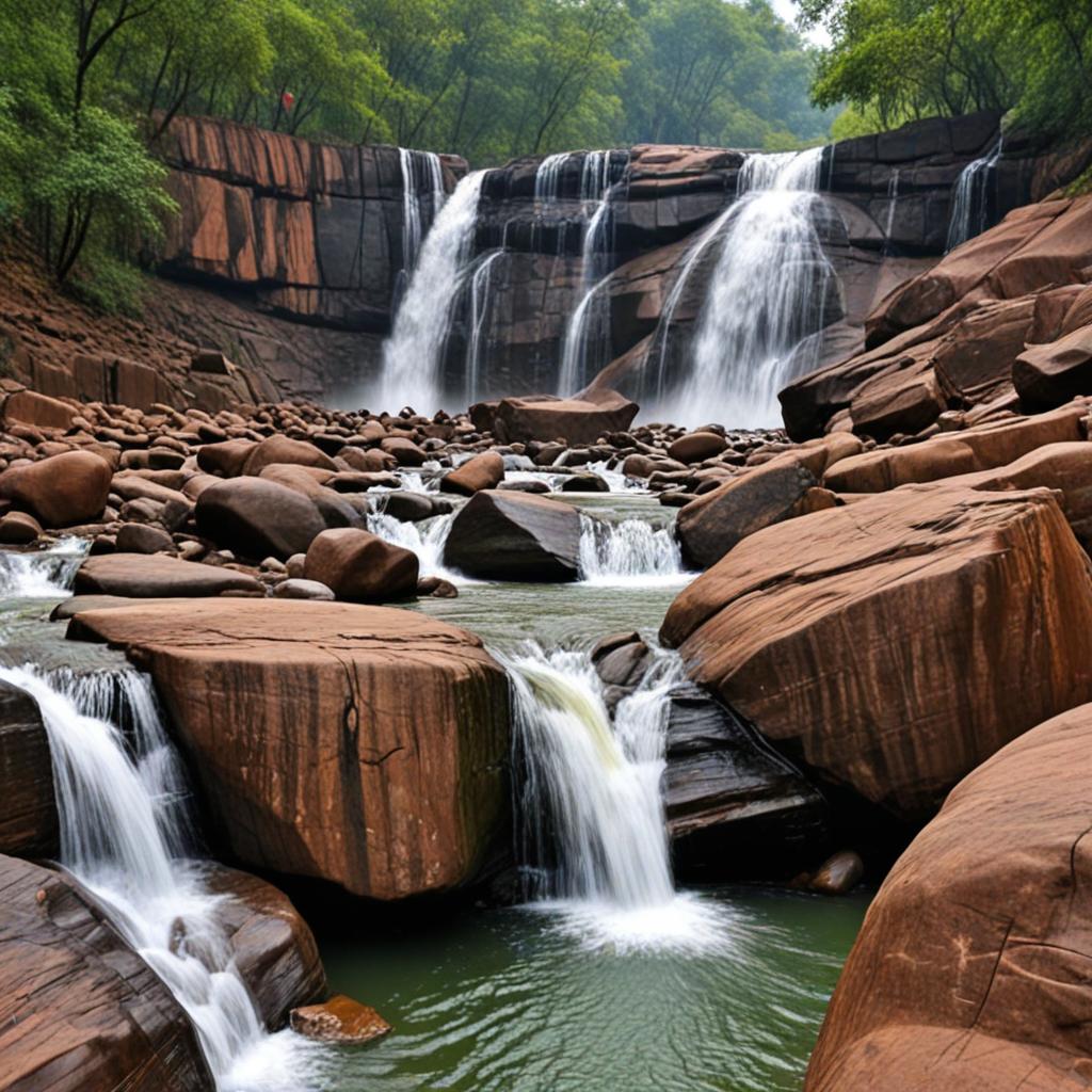 Ranchi Waterfalls in Jharkhand