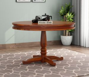 Round Dining Table At Wooden Street