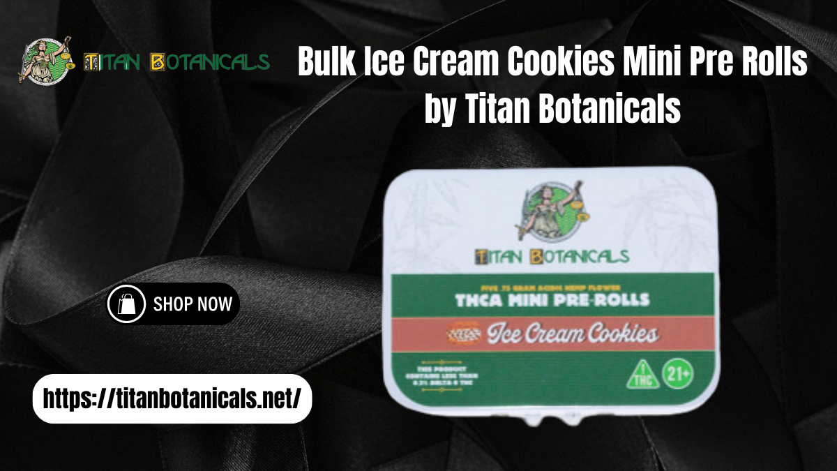 Bulk Ice Cream Cookies Mini Pre Rolls