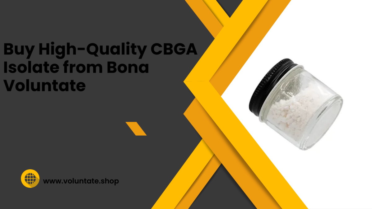 Buy High-Quality CBGA Isolate from Bona Voluntate