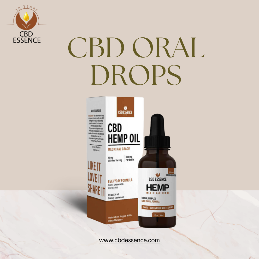 CBD Oral Drops: Natural Relief with CBD Essence