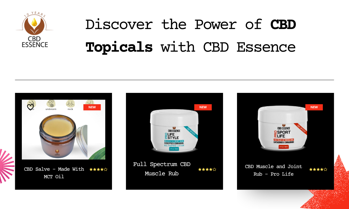 Discover the Power of CBD Topicals with CBD Essence