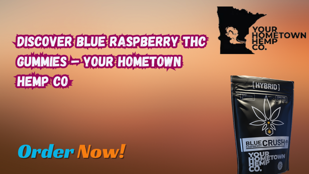 Blue Raspberry THC Gummies