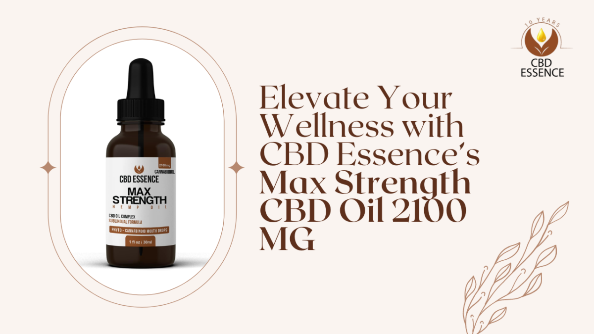 Max Strength CBD Oil