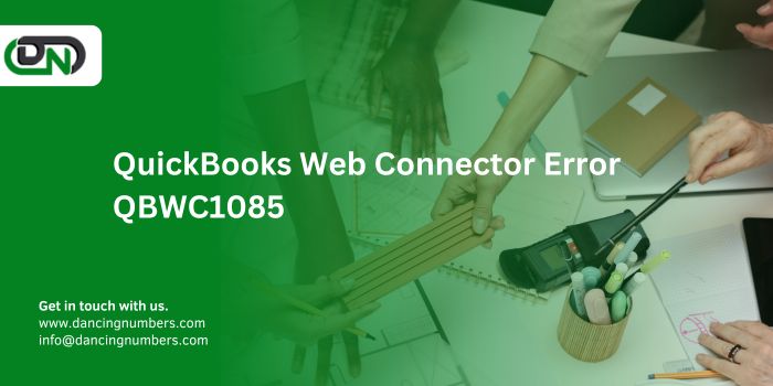 QuickBooks Web Connector Error QBWC1085