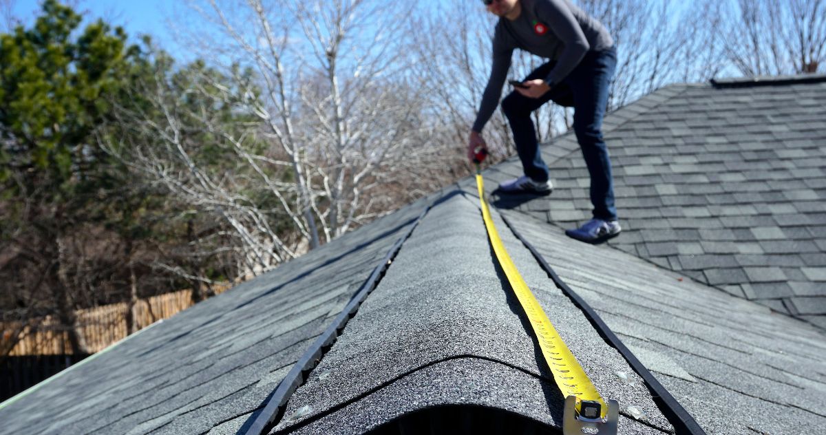 Roof shingles replacement