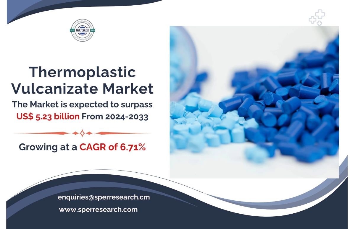 Thermoplastic Vulcanizate Market Share, Revenue, Emerging Trends, Growth Drivers, Challenges, Opportunities and Forecast Till 2033: SPER Market Research