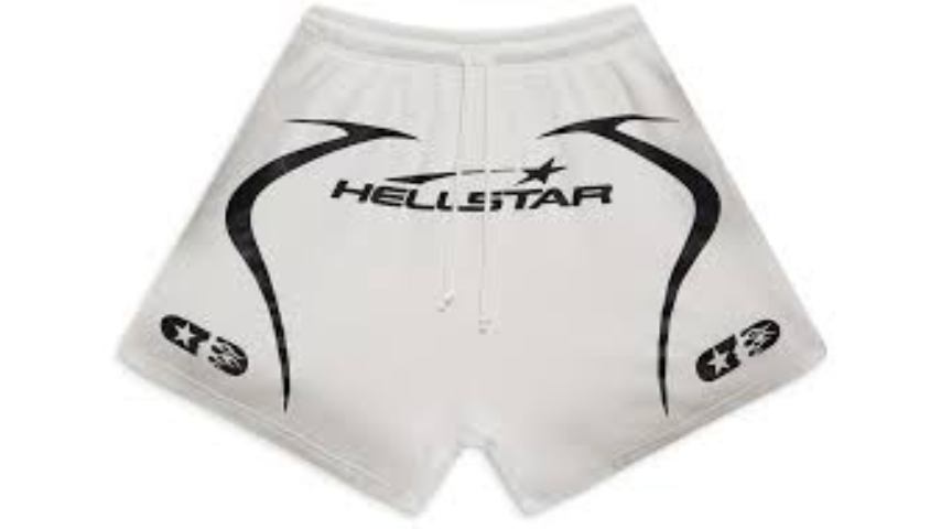 Men’s White Hellstar Shorts