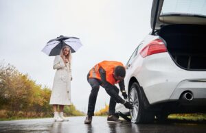 roadside assistance , car tyre inspection 