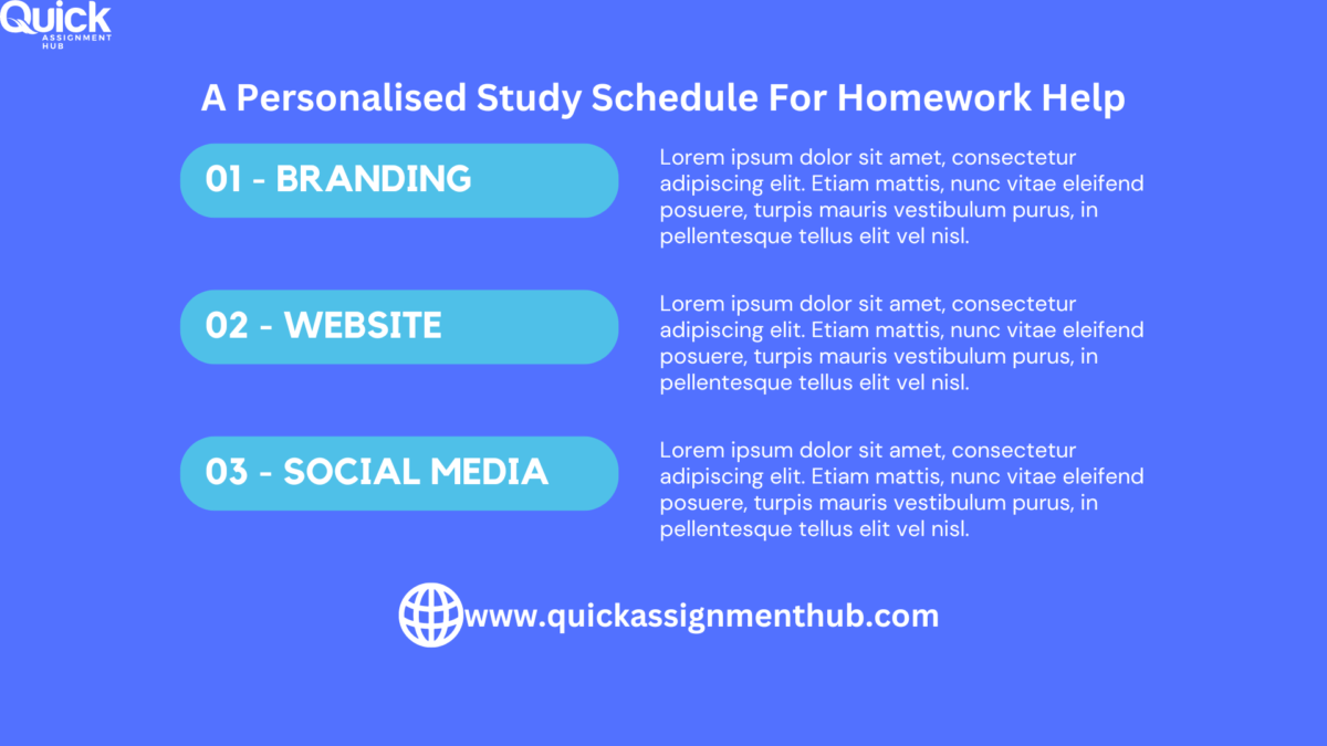 How To Develop a Personalised Study Schedule For Homework Help?