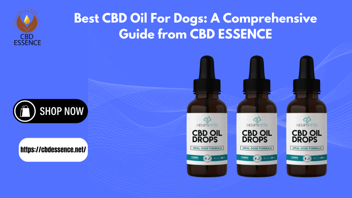 Best CBD Oil For Dogs: A Comprehensive Guide from CBD ESSENCE