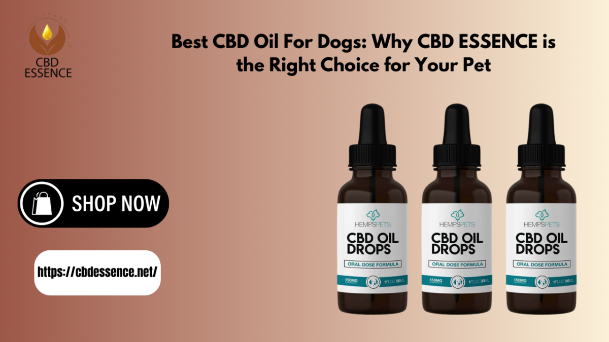 Best CBD Oil For Dogs: Why CBD ESSENCE is the Right Choice for Your Pet