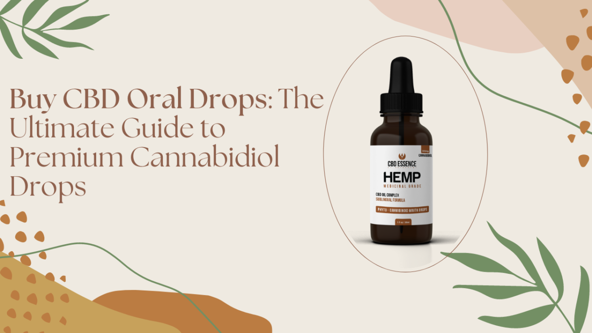 buy cbd oral drops