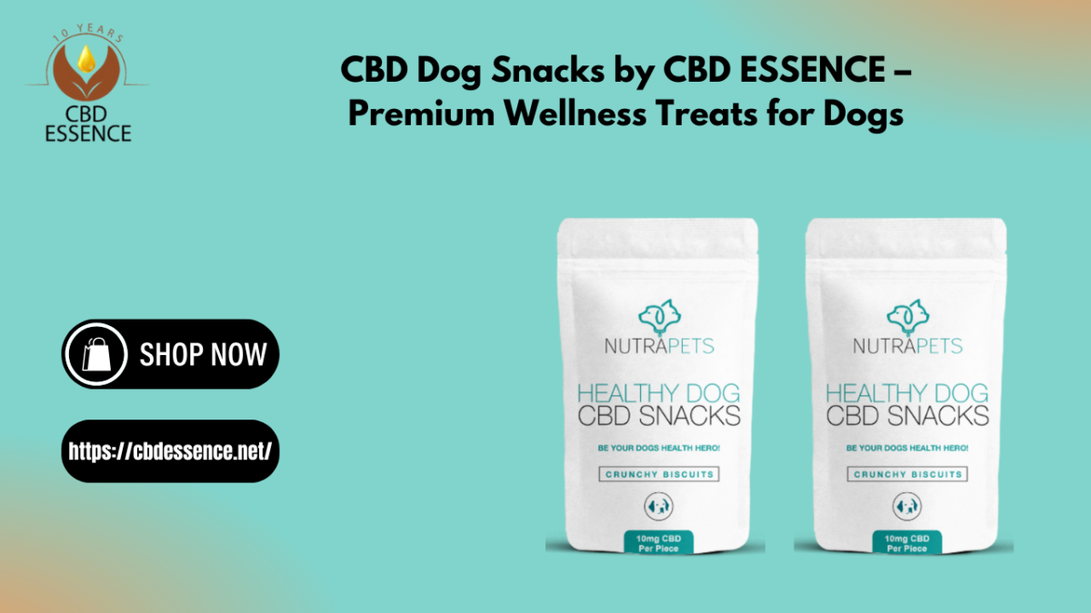 CBD Dog Snacks by CBD ESSENCE – Premium Wellness Treats for Dogs