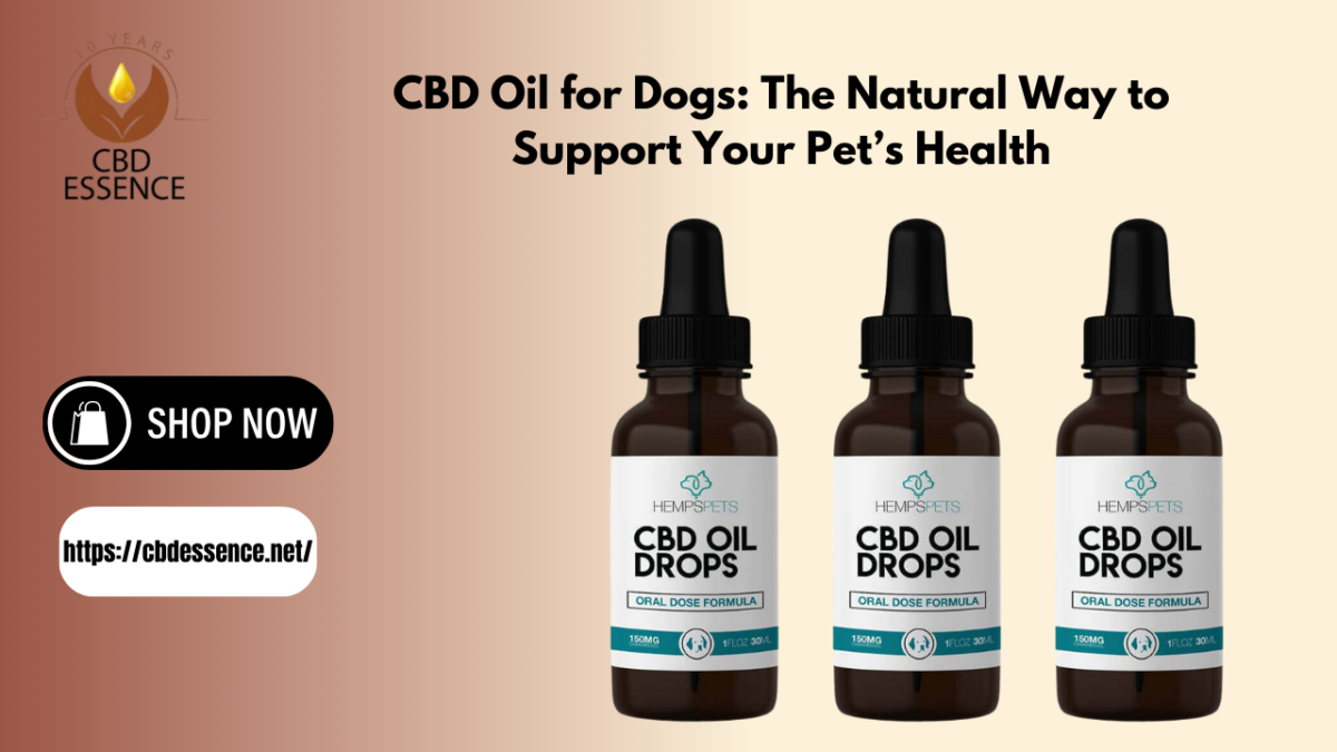 CBD Oil for Dogs: The Natural Way to Support Your Pet’s Health