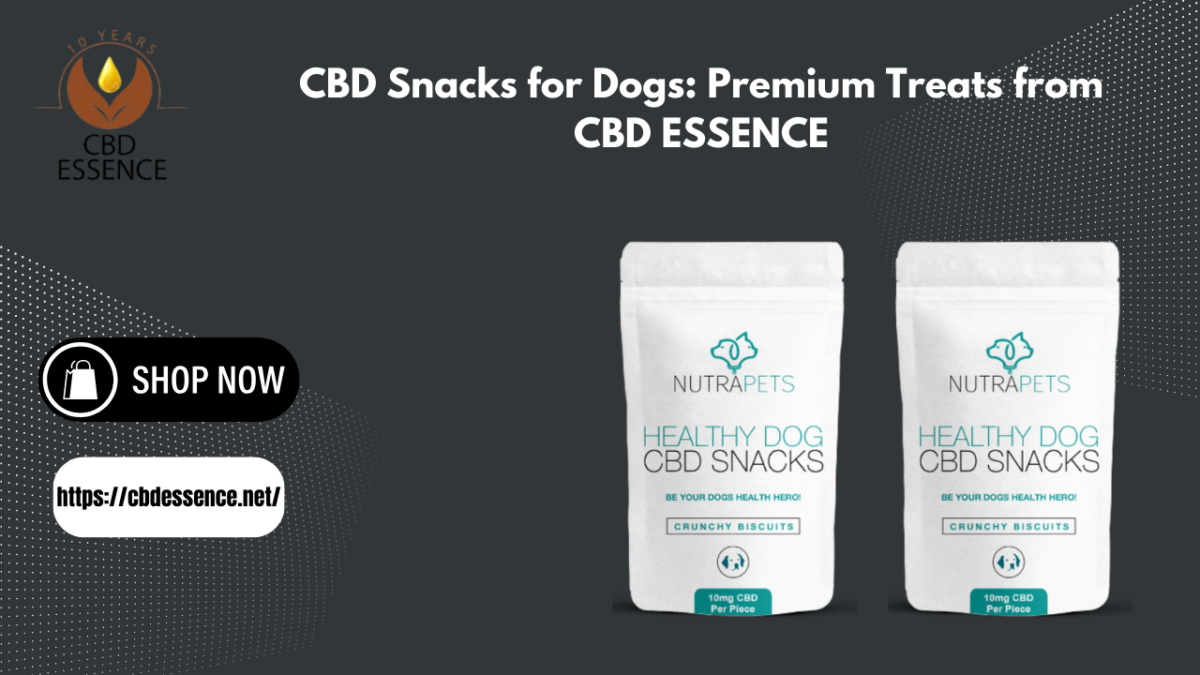 CBD Snacks for Dogs: Premium Treats from CBD ESSENCE