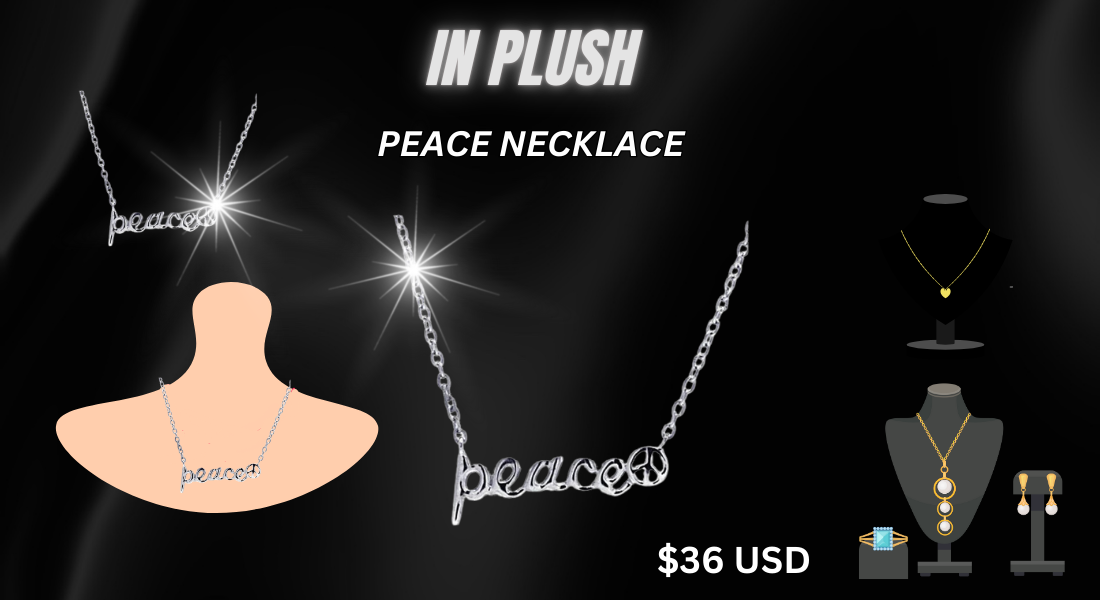 Peace Necklace: A Symbol of Serenity and Style from In Plush